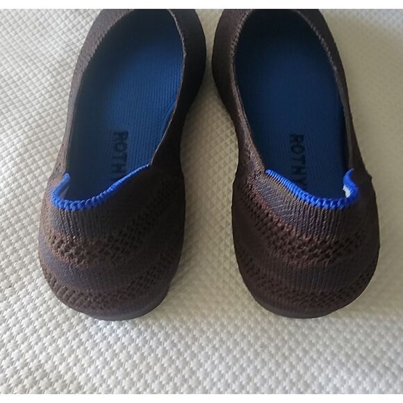 Rothy's Women's Flats in Blue, Purple, and Orange - Picture 4 of 12